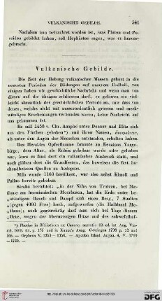 Vulkanische Gebilde