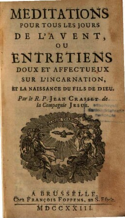 Meditations pour tous les jours de l'Avent