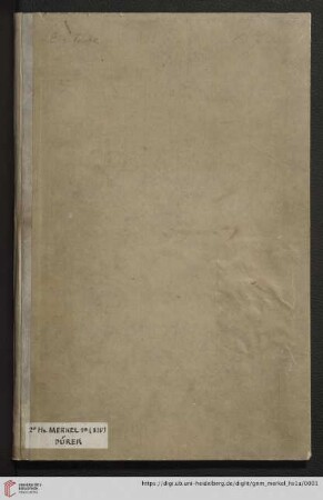 [Entwürfe und Studien zur Unterweisung der Messung, zum Malerbuch und zur Proportionslehre (Fragment)]
