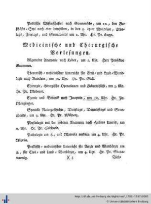 Medicinische und Chirurgische Vorlesungen.