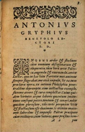 Ioannis Francisci Ripensis Carminvm Liber : His Sebastiani Gryphii Tumulus, & alia quaedam diuersorum authorum accesserunt
