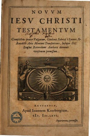 Novum Jesu Christi testamentum