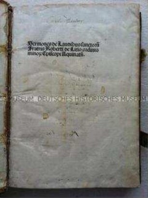 Sermones de laudibus sanctorum (Reden zum Lob der Heiligen)