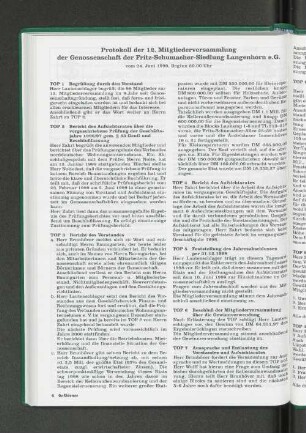 TOP 7 Aussprache und Entlastung des Vorstandes und Aufsichtsrates