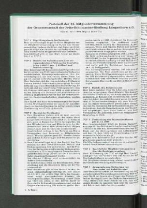 TOP 7 Aussprache und Entlastung des Vorstandes und Aufsichtsrates
