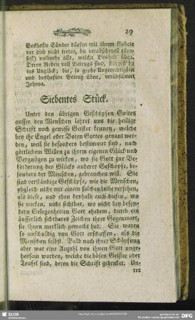Siebentes Stück