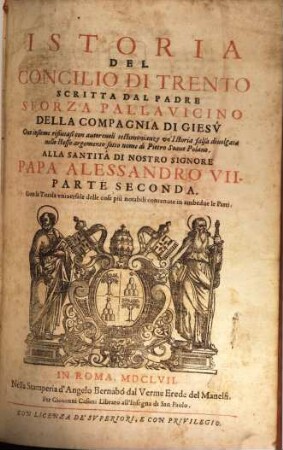 Istoria del Concilio di Trento, 2