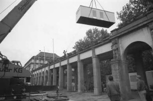 Vorübergehende Unterbringung von Büros des Verkehrsvereins Karlsruhe in Bürocontainern im Zusammenhang mit der Errichtung eines Neubaus für die Geschäftsstelle des Verkehrsvereins am Bahnhofplatz