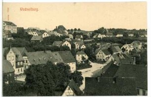 Wechselburg. Blick auf Wechselburg