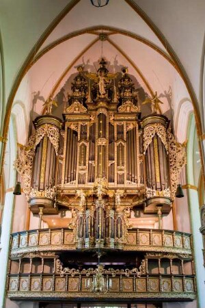 Deutschland. Niedersachsen. Lüneburg. Sankt Johanniskirche. Orgel von 1553