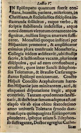 Die IV. Aprilis. In Festo S. Isidori Episcopi Et Confessoris. Duplex : Omnia de communi Conf. Pontificis praeter ea, quae hic ponuntur propria ...