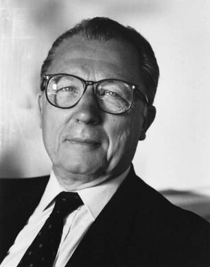 Jacques Delors (geb. 1925; Politiker, 1985-1994 Präsident der EG-Kommission). Brüssel, 1992