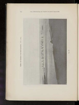 Hafen von Iquique von Land gesehen.