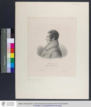 Rebenstein : Königlicher Schauspieler / Gez. von Polack ; Lith. von J. Sprick