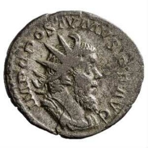 Münze, Antoninian, 260 n. Chr.