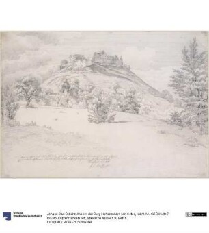 Ansicht der Burg Hohenzollern von Osten