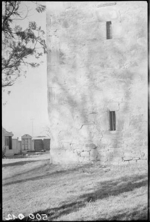 Frankenheim. Pfarrkirche (1513, Umbau 1737-1738). Teilansicht mit Kirchhof