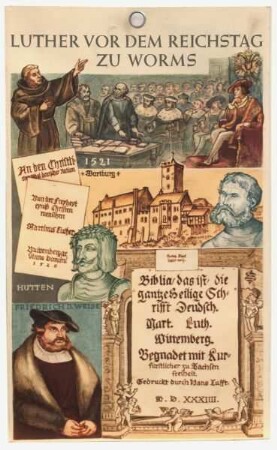 Luther vor dem Reichstag zu Worms