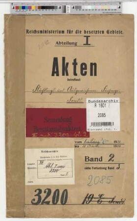 Flüchtlings- und Ausgewiesenen-Fürsorge. Fonds: Bd. 2