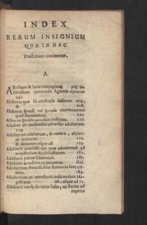Index rerum insignium