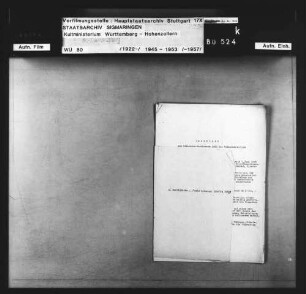 Literaturwettbewerb des Kultministeriums 1952