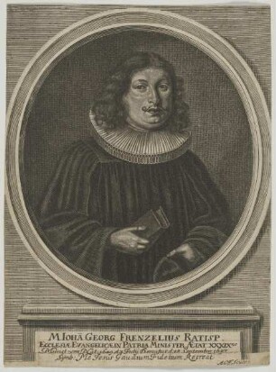 Bildnis des Johann Georg Frenzelius