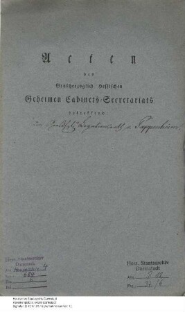 Pappenheim, Emil v., Geheimer Legationsrat und Gesandter in Paris
