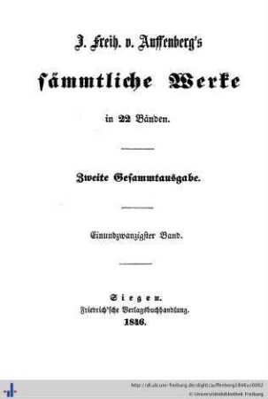 Skanderbeg : heroisches Schauspiel in fünf Aufzügen: J. Freih. v. Auffenberg's sämmtliche Werke: in 22 Bänden