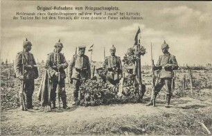 Original-Aufnahme vom Kriegsschauplatz.