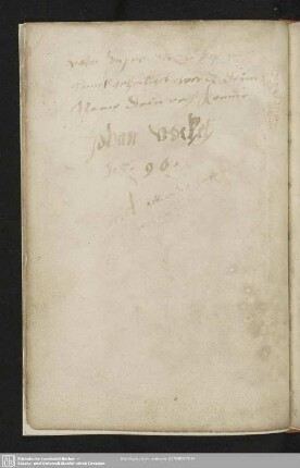38v: Einträge des späten 16. Jh.s