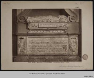 Grabmonument des Kardinals Giovanni Giacomo Sclafenato (+1497)