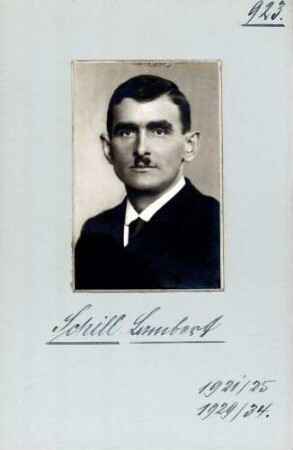 Schill, Lambert, Zentrum (frühere Aufnahme)