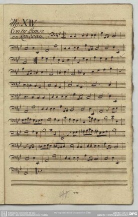 14. Anonymus, Contredanses, A-Dur