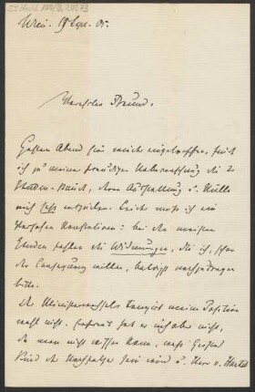 Brief an Ludwig Strecker <senior> und B. Schott's Söhne : 19.09.1905
