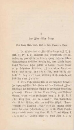 34-84 Zur Zion-Akra-Frage
