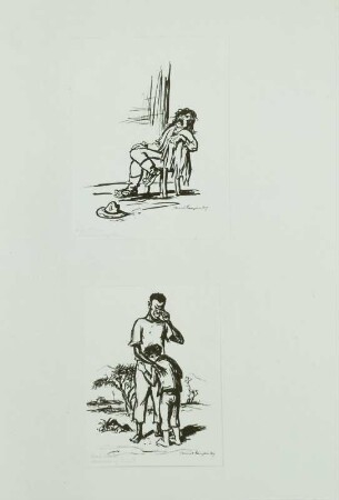 Illustration zu Huckleberry Finn von Mark Twain