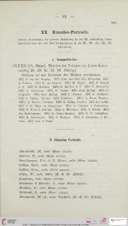 XX. Künstler-Portraits (Nr. 3813 - 3832)