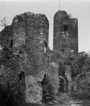 Cochem (Mosel). Burgruine Winneburg (1201/1300)