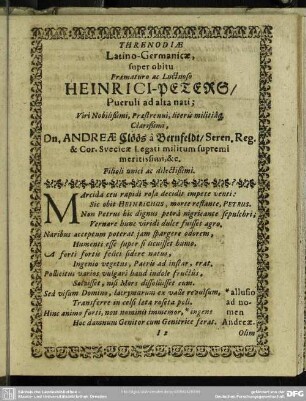 Threnodiae