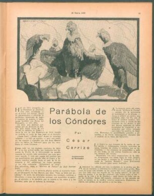 Parábola de los Cóndores