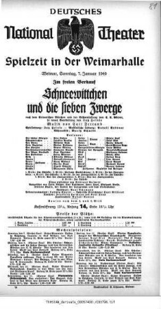 Schneewittchen und die sieben Zwerge