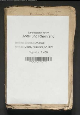 Stift Xanten gegen peter Treumühlen am Niephauser Fekd wegen Verweigerung des Zehntens II