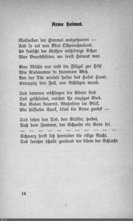 Arme Heimat