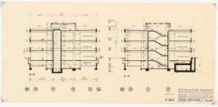 Physikalische Institute der Universität Köln: 2. Physik Querschnitte, 1:100
