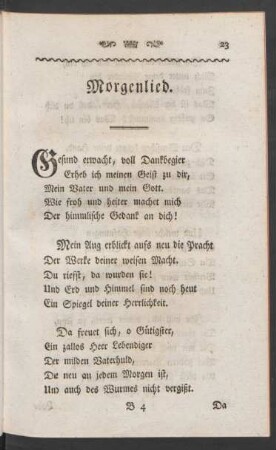 Morgenlied