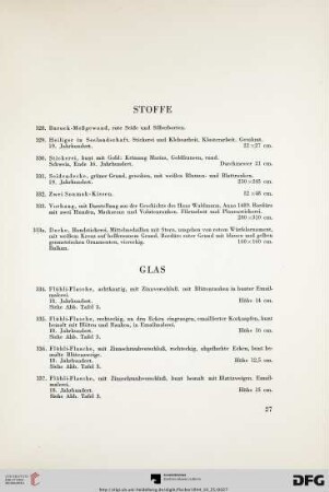 Glas (Nr. 334-343a)