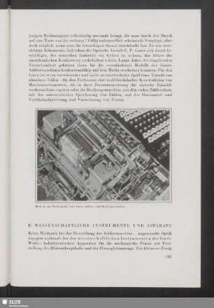 Wissenschaftliche Instrumente und Apparate