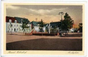 Brand-Erbisdorf. Marktplatz