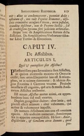 107-128, Caput IV
