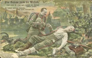 Die Sonne sank im Westen - Und wenn du einst nach Jahren [...]